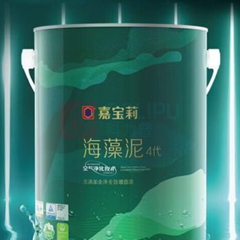 嘉宝莉 海藻泥4代无添加全净全效墙面漆 内墙乳胶漆 6.4KG (白色)