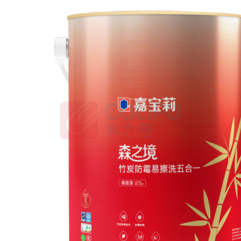 嘉宝莉 森之境竹炭防霉易擦洗五合一面漆 内墙乳胶漆 6.4KG (白色)