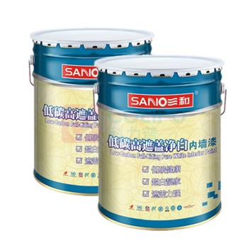 三和 SANO 低碳高遮盖净白内墙漆 E0T 20kg (乳白色)