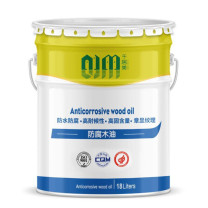 千居美 qianjumei 防腐木油 清漆桐油 木油漆户外耐候木蜡油 实木油漆涂料 18L (透明色)