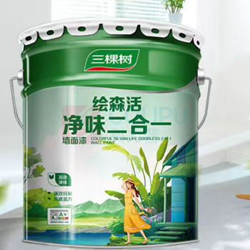 三棵树 乳胶漆 亮白色 18L 