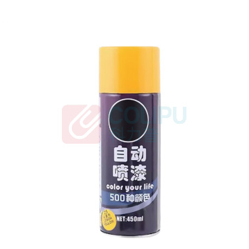 谨珅 自动喷漆 手喷漆 金属防锈油漆 PQ6 450ml (中黄色) 5支/组