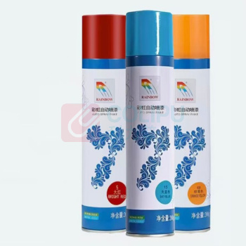 彩虹 银粉自喷漆 200g/瓶 适用于金属木头塑料制品 (银色) 