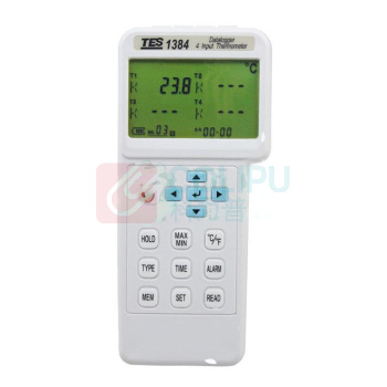 泰仕 四通道温度计/记录器 TES-1384