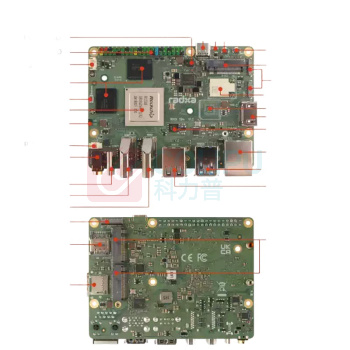 RADXA 开发板主板 ROCK 5B+【RK3588】 8GB内存+64GB emmc