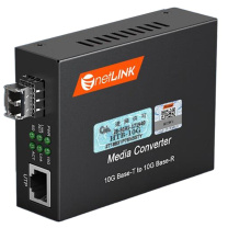 netLINK 万兆光纤收发器多模双纤光电转换器 HTB-10G-M/SFP+ 850nm 300米