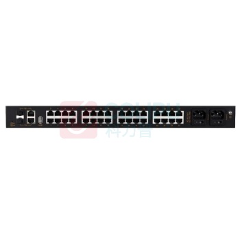 迈威 工业串口服务器 Mport3232-2AD220 【千兆光电复用口】