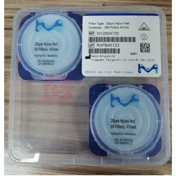 密理博 微孔滤膜 NY2004700 孔径20μm 直径47mm 100片/盒 尼龙材质