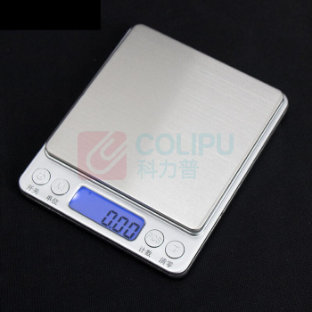 海斯迪克 HYSTIC 电子秤 实验室用电子称 HKQS-112 100009785137 电池款/中文版3000g/0.1g