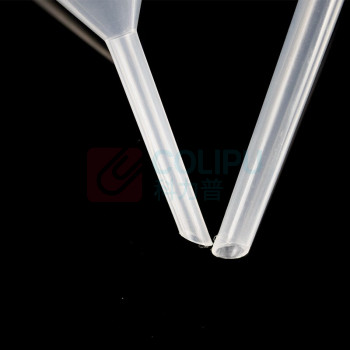海斯迪克 HYSTIC 塑料透明小漏斗 实验室三角漏斗 HKQS-186 100018118262 120mm (透明)