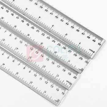 海斯迪克 HYSTIC 实验室文具与工具 测量绘图尺 HKCL-344 100016058839 30cm(5把装)