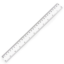 海斯迪克 HYSTIC 实验室文具与工具 测量绘图尺 HKCL-344 100016058839 30cm(5把装)