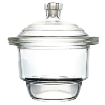 海斯迪克 HYSTIC 玻璃干燥器 生物实验透明附瓷板干燥用具 HKCL-193 100024726418 300mm (透明)
