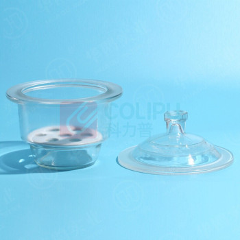 海斯迪克 HYSTIC 玻璃干燥器 生物实验透明附瓷板干燥用具 HKCL-193 100013059091 150mm (透明)