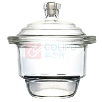 海斯迪克 HYSTIC 玻璃干燥器 生物实验透明附瓷板干燥用具 HKCL-193 100013059091 150mm (透明)