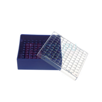 特瑞夫 TREFFLAB 冷冻存储盒 96103452 透明盖子 PC材质 100格 10×10 适用1-2ml 内螺旋的冻存管