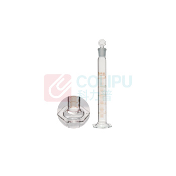 特瑞夫 TREFFLAB 玻璃量筒 96103711 六角形底座 带磨砂玻璃塞 容量 10ml