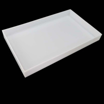 冰禹 BYA-491 耐酸碱塑料托盘 PP试剂托盘 防渗漏托盘 50*30*5cm 100038377808