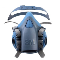 3M 半面型尘毒防护面具 7502 蓝色
