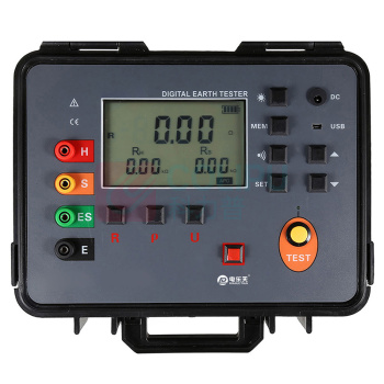电乐天 接地电阻测试仪 DLT-SDLD401 仪表尺寸：长宽高：277.2mmx227.5mmx153mm 