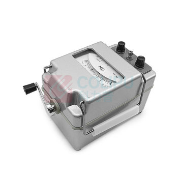 钺牌电仪 手摇式电阻测试仪 手动电阻摇表 ZC-7型 2500V 2500MΩ 