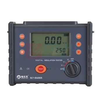 电乐天 便携式数字绝缘电阻测试仪 DLT-CKW3025 0.01MΩ~200GΩ