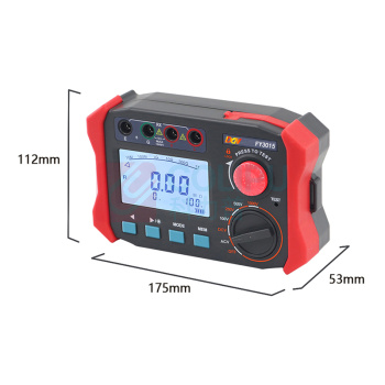 LDCN 绝缘电阻测试仪 绝缘电阻表 FY3015 仪表尺寸：175mm(长)x112mm(宽)x53mm(高) 