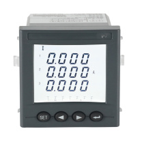 Acrel 三相电流表LED显示配置RS485通讯 AMC72-AI3/C