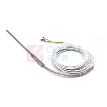 中科首创 热电偶 ZK/WRNK2-231-15 φ6mmL=15M分离绝缘式接头M16mm×1.5mm,K分度I级精度双支活动卡套型,带铜箍