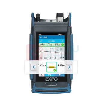 EXFO 手持式光时域反射仪 AXS-130 OTDR 双波长光纤测试仪(42/40dB)