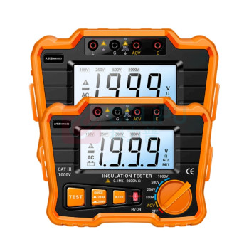 大华渼 兆欧表 电阻测试仪 HM-0605 测试电压100-1000V (黑黄)