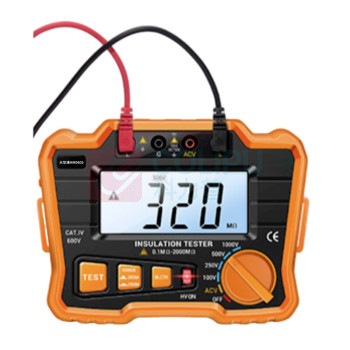 大华渼 兆欧表 电阻测试仪 HM-0605 测试电压100-1000V (黑黄)