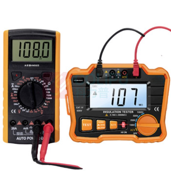 大华渼 兆欧表 电阻测试仪 HM-0605 测试电压100-1000V (黑黄)