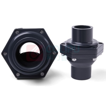 罗德力 UPVC翻板单向开关 DN80 内径90mm 承插式