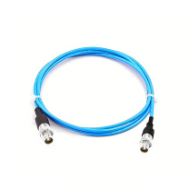 优企 TRB公母头座转SMA测试线 3.4mm*1m 1553B测试线-JJ-JK (蓝色)