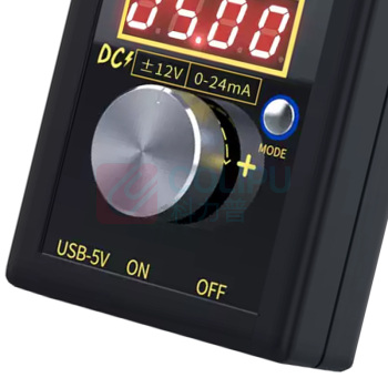 FNIRSI 高精度手持电压电流信号发生器 SG-002 正负0-12V/0-4-24mA (黑色) 内置 锂电池 可充电