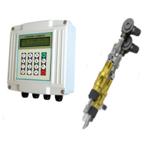 道盛 白壁挂插入式超声波流量计 TUF-2000SW-TC-2 加长插入式 ≥DN50 配10m线 白色铸铝壁挂式主机 材质:304不锈钢探杆,铜球阀,碳钢底座,工程塑料接线盒