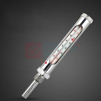 鹿悦霆 304不锈钢金属套管温度计 WNG-11 050度 4分扣 直型