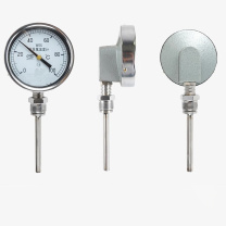 英威腾 双金属温度计 WSS-401 轴向 表盘 :100mm 0-100℃ 插深长度:75-2000mm 1.5级 直管型