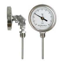 大成 不锈钢双金属温度计 0~150℃/表盘100mm/万向/L=200mm/精度1.5 WSS-481F