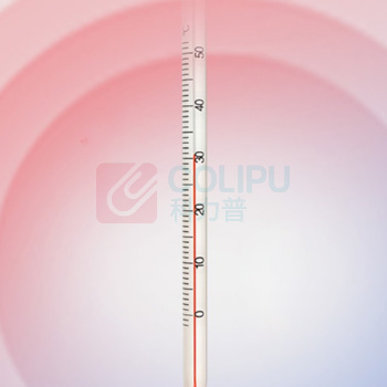 兴隆 红水温度计 0-50℃ 短款