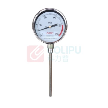 科至途 不锈钢温度表 150℃感温 杆100mm-4分(径向)