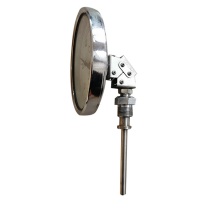 科威弘达 双金属温度计 WSS-481 Φ6 L=100 M27*2 0-100℃ 万向型 JB/T-8803