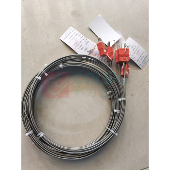 南派克 热电偶 N型铠装 标准插头:直径3mm 长度5000mm:使用温度01100摄氏度,材质高合3039;精度±1.1或0.4%