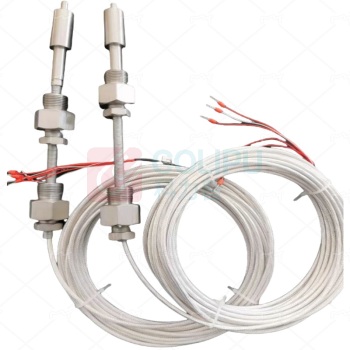 科威弘达 端面铂热电阻 WZPM2-002 测量金属头为Ф6.5*20 L=10M A级 50-200℃ 双螺钉安装方式