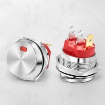 汇君 HJUN 船型开关 WT22-3r-2-R-220VS AC220V 22MM圆形2档3脚大电流15A