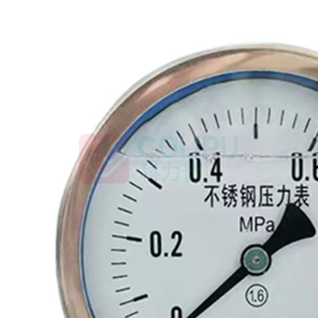 上海天川 不锈钢耐震压力表 YN-100BF 0.1M Pa