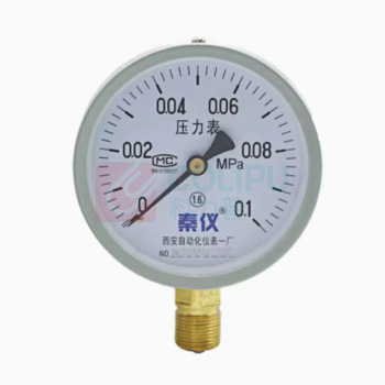 秦仪 压力表(不含检测报告) 0-0.1MPa M20*1.5 D100径向直接式1.6级