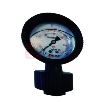 亿川 压力表 接头螺纹直径18.7mm 表盘直径60mm 量程0-4KG/cm2