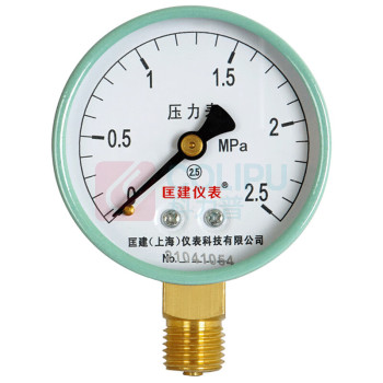 匡建仪表 压力表水压表 Y-60 0-2.5mpa